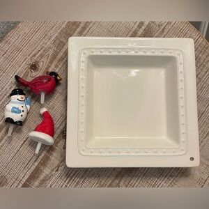 Nora Fleming Cocktail Napkin Holder with 3 minis